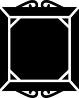 Frame Glyph Icon Design vector