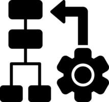 Uml Glyph Icon Design vector