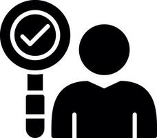 Insights Glyph Icon Design vector