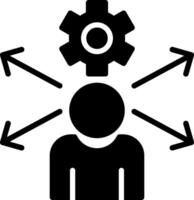 Multiple Glyph Icon Design vector
