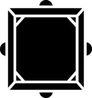 Frame Glyph Icon Design vector