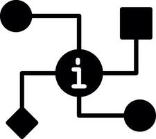 Network Glyph Icon Design vector