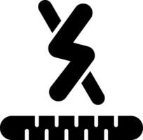 Antistatic Glyph Icon Design vector