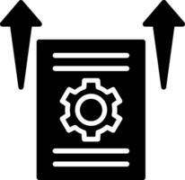 Development Plan Glyph Icon Design vector