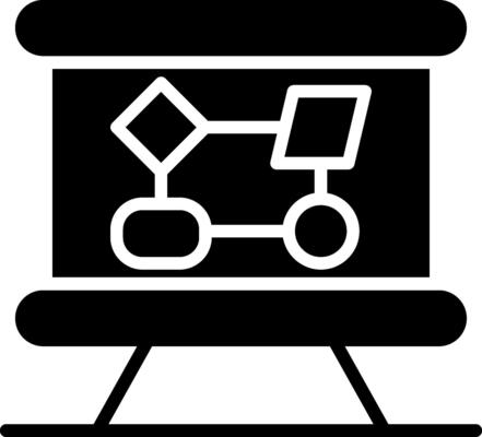 Story board Glyph Icon Design