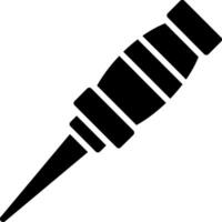 Awl Glyph Icon Design vector