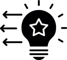 Approach Glyph Icon Design vector