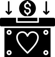 Box Glyph Icon Design vector