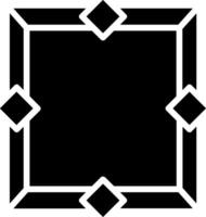 Frame Glyph Icon Design vector