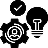 Framework Glyph Icon Design vector