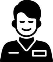 Nurses Glyph Icon Design vector