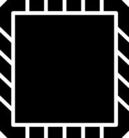 Frame Glyph Icon Design vector