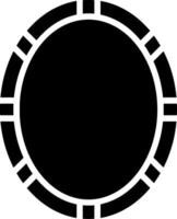 Frame Glyph Icon Design vector