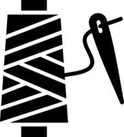 Spool Glyph Icon Design vector