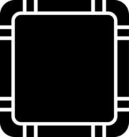 Frame Glyph Icon Design vector