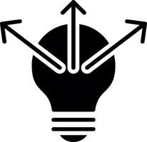 Ability Glyph Icon Design vector