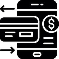 Payment Glyph Icon Design vector
