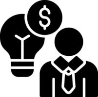 Business idea Glyph Icon Design vector