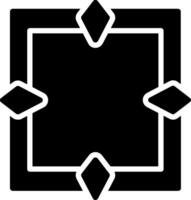 Frame Glyph Icon Design vector