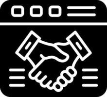 Web Glyph Icon Design vector