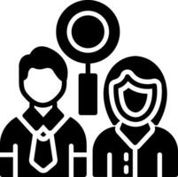 Selection Glyph Icon Design vector
