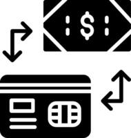 Payment Method Glyph Icon Design vector