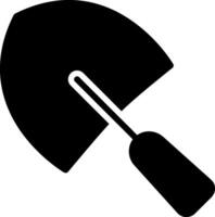 Trowel Glyph Icon Design vector
