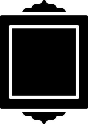 Frame Glyph Icon Design