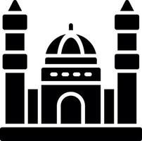 Hagia Sophia Glyph Icon Design vector