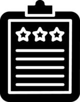 Check List Glyph Icon Design vector