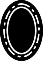 Frame Glyph Icon Design vector