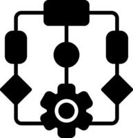 Program Glyph Icon Design vector