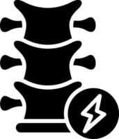 Injury Glyph Icon Design vector