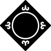 Frame Glyph Icon Design vector