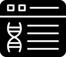 Browser Glyph Icon Design vector