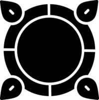 Frame Glyph Icon Design vector