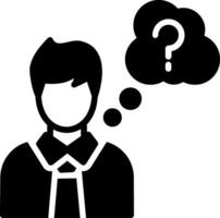 Idea Glyph Icon Design vector