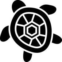 Turtle Glyph Icon Design vector
