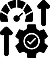 Development Glyph Icon Design vector