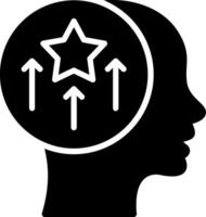 Skill development Glyph Icon Design vector