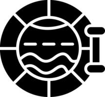 Porthole Glyph Icon Design vector