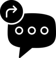 Share Glyph Icon Design vector