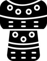 Cork Glyph Icon Design vector