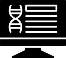 Desktop Glyph Icon Design vector