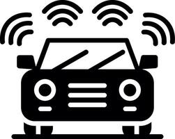 Sensor Glyph Icon Design vector