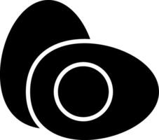 Eggs Glyph Icon Design vector