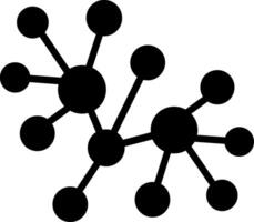 Connection Glyph Icon Design vector