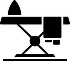 Iron Table Glyph Icon Design vector