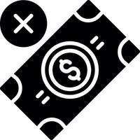 Chashless Glyph Icon Design vector