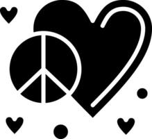 Pacifism Glyph Icon Design vector